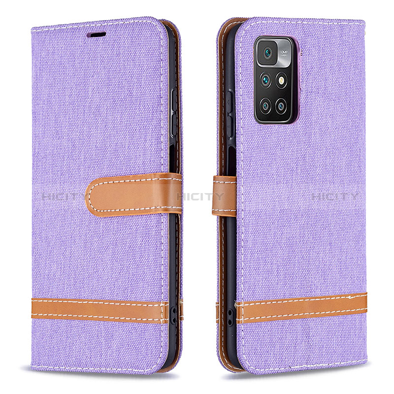 Funda de Cuero Cartera con Soporte Carcasa B16F para Xiaomi Redmi 10 4G