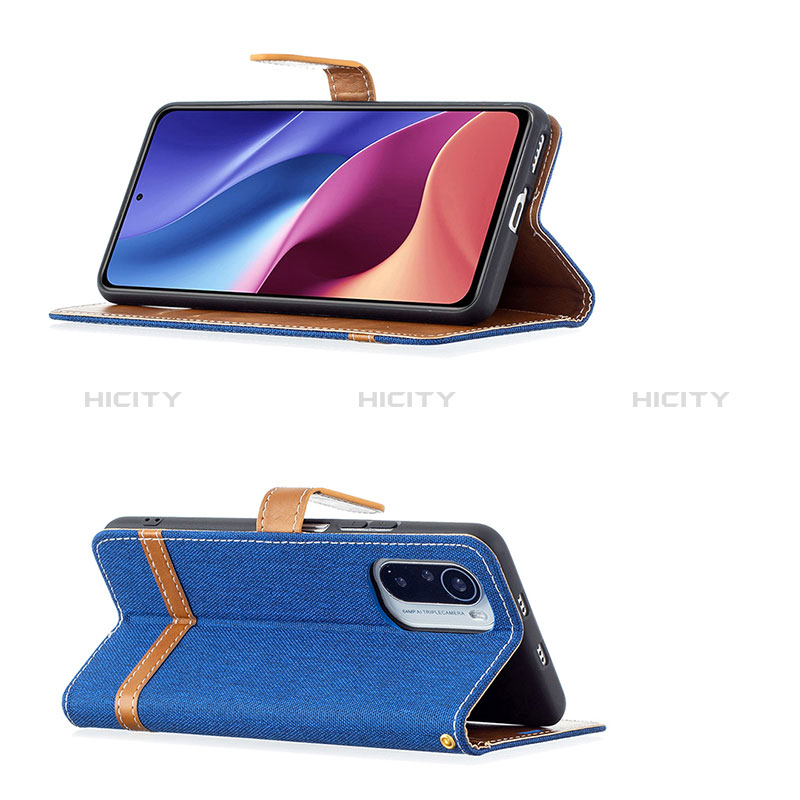 Funda de Cuero Cartera con Soporte Carcasa B16F para Xiaomi Redmi K40 5G