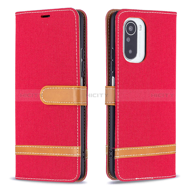 Funda de Cuero Cartera con Soporte Carcasa B16F para Xiaomi Redmi K40 Pro 5G