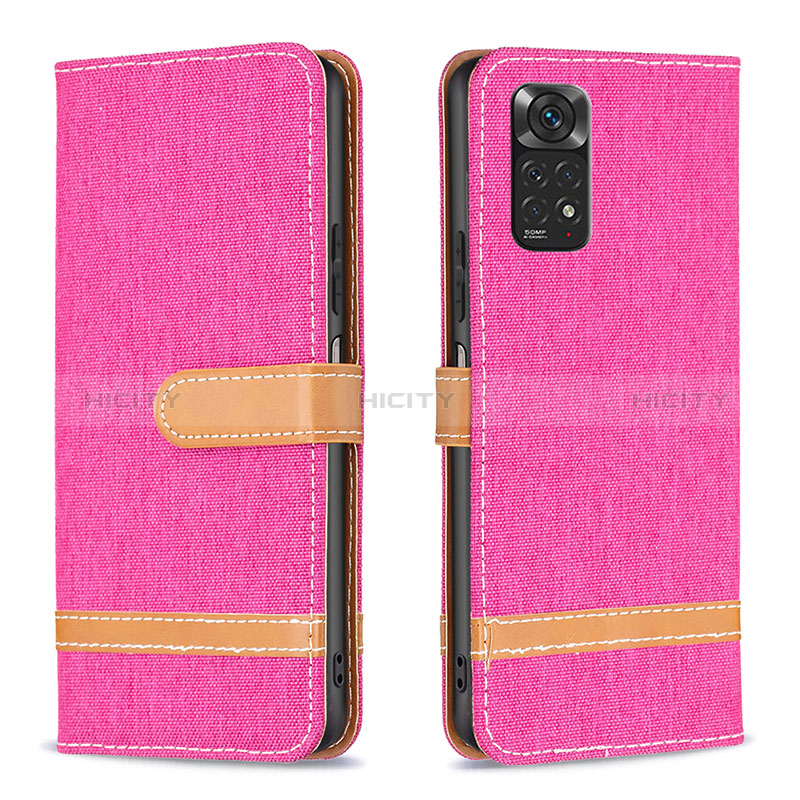 Funda de Cuero Cartera con Soporte Carcasa B16F para Xiaomi Redmi Note 11 4G (2022)