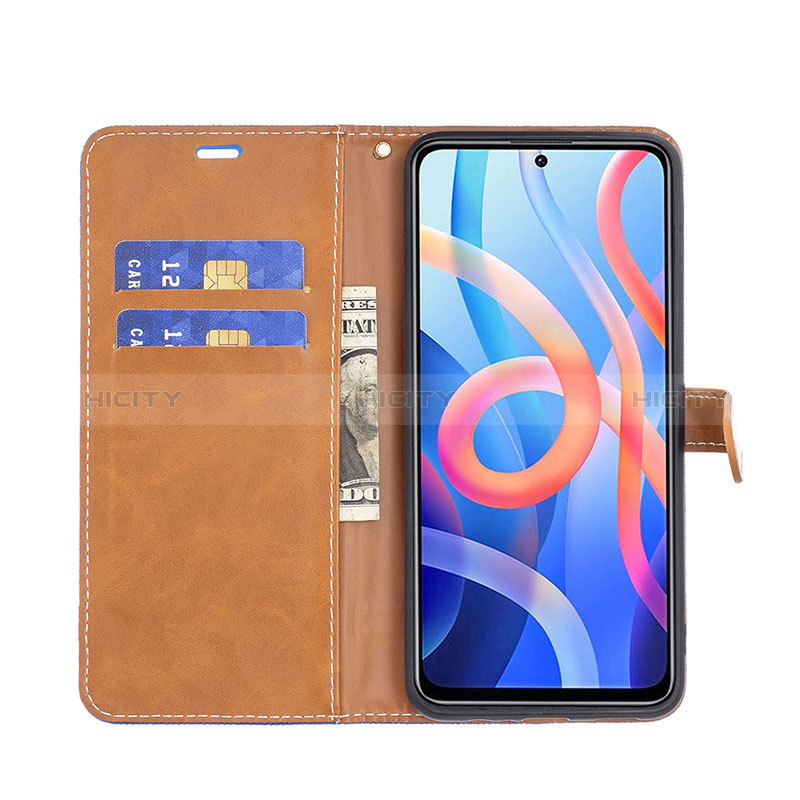 Funda de Cuero Cartera con Soporte Carcasa B16F para Xiaomi Redmi Note 11 5G