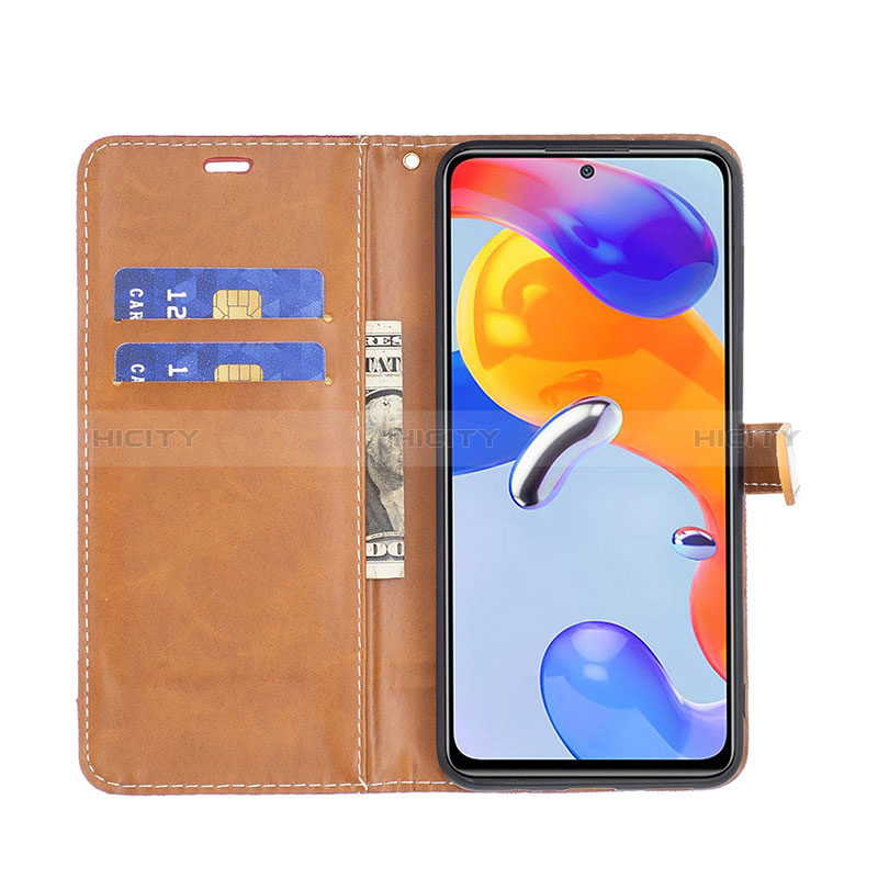 Funda de Cuero Cartera con Soporte Carcasa B16F para Xiaomi Redmi Note 11 Pro 4G