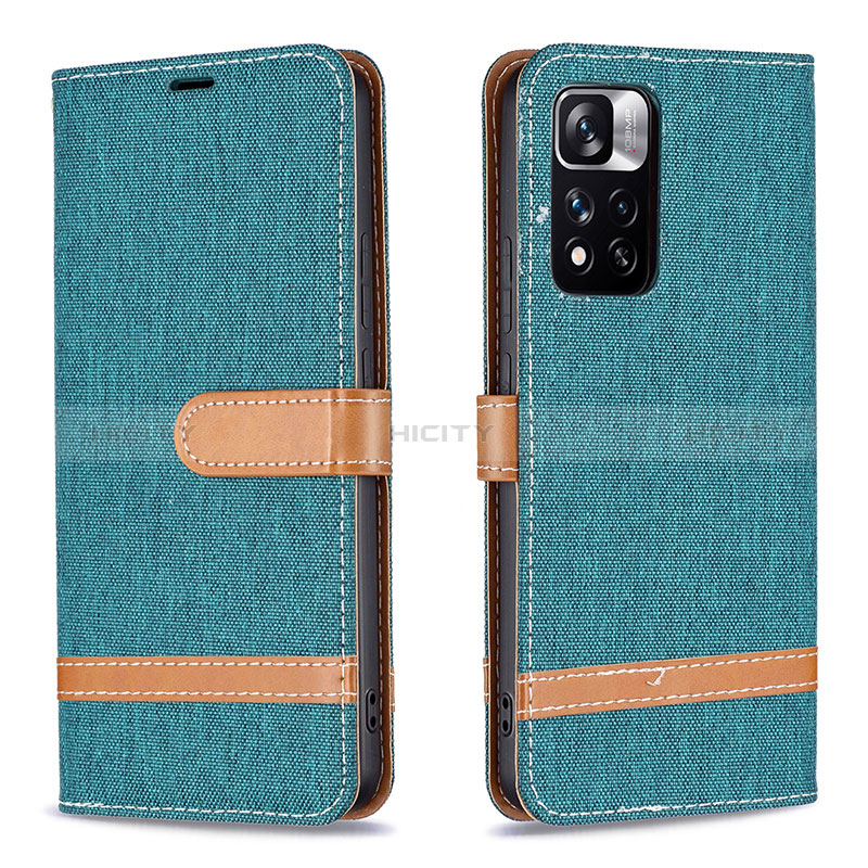 Funda de Cuero Cartera con Soporte Carcasa B16F para Xiaomi Redmi Note 11 Pro+ Plus 5G