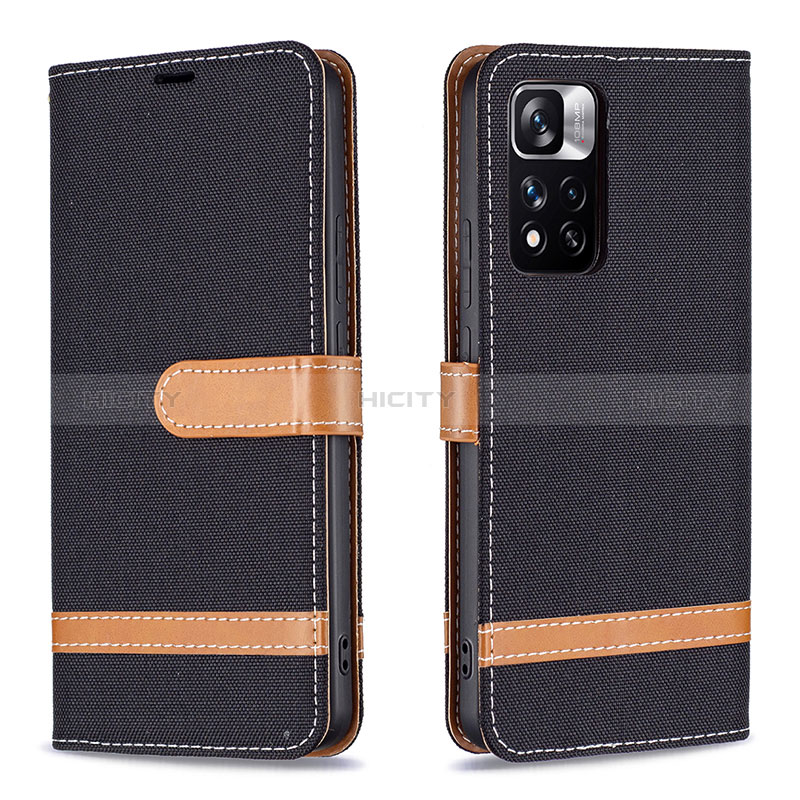 Funda de Cuero Cartera con Soporte Carcasa B16F para Xiaomi Redmi Note 11 Pro+ Plus 5G