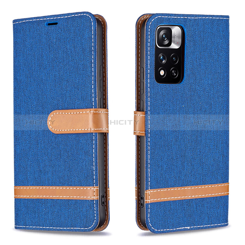 Funda de Cuero Cartera con Soporte Carcasa B16F para Xiaomi Redmi Note 11 Pro+ Plus 5G