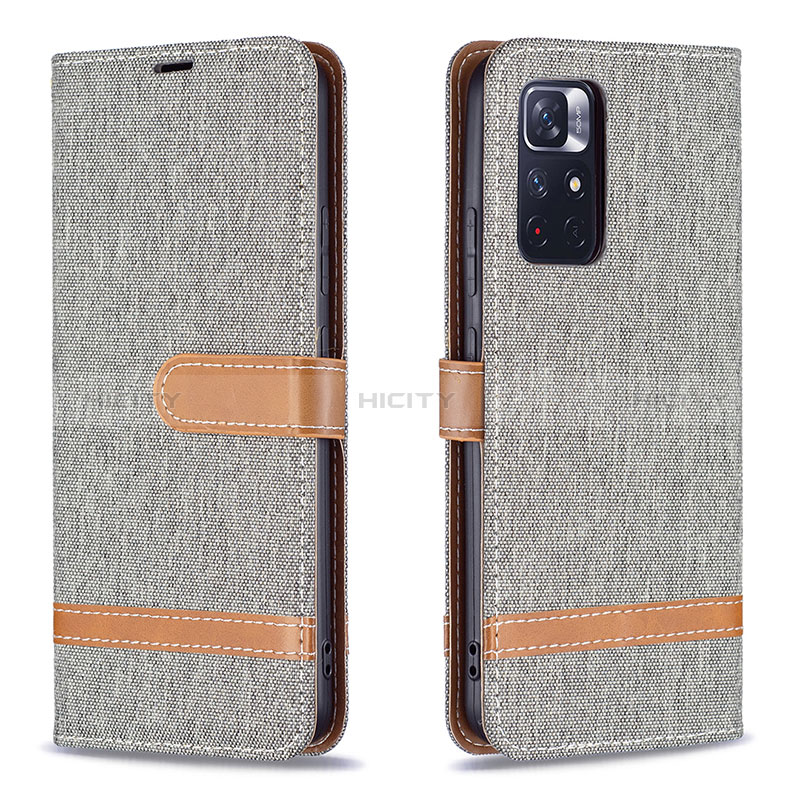 Funda de Cuero Cartera con Soporte Carcasa B16F para Xiaomi Redmi Note 11S 5G