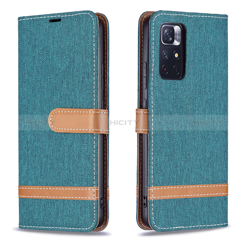 Funda de Cuero Cartera con Soporte Carcasa B16F para Xiaomi Redmi Note 11S 5G