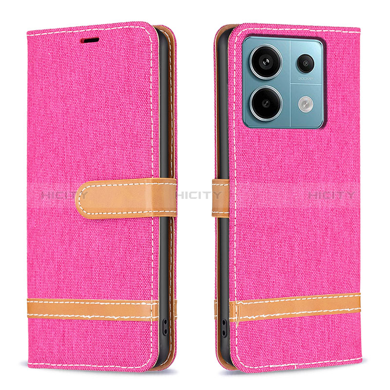 Funda de Cuero Cartera con Soporte Carcasa B16F para Xiaomi Redmi Note 13 Pro 5G