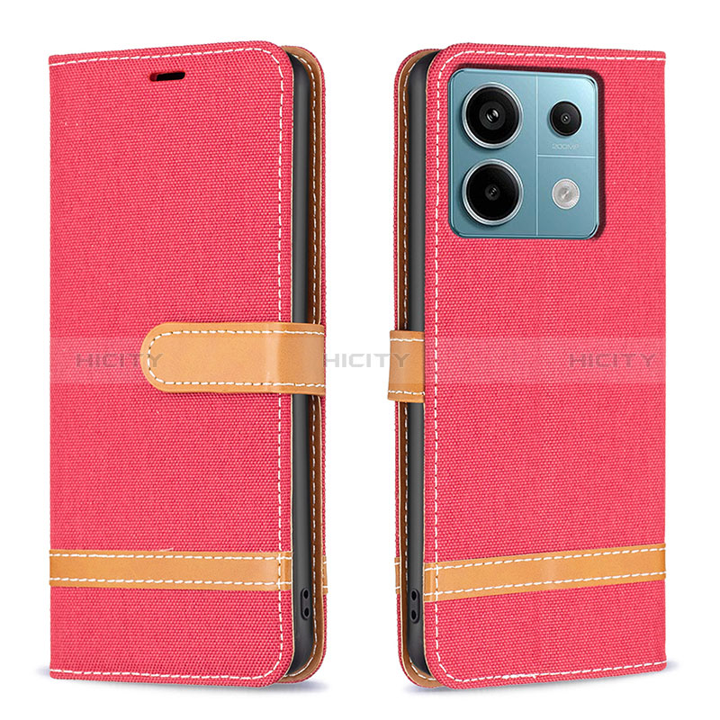 Funda de Cuero Cartera con Soporte Carcasa B16F para Xiaomi Redmi Note 13 Pro 5G