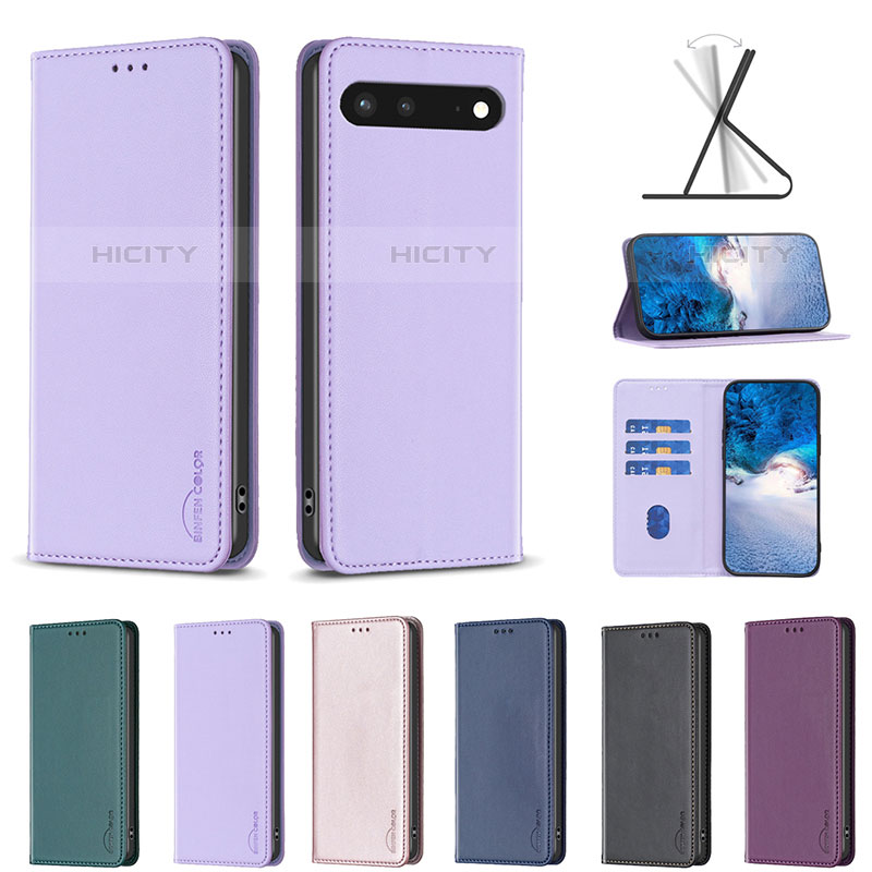 Funda de Cuero Cartera con Soporte Carcasa B17F para Google Pixel 7 5G