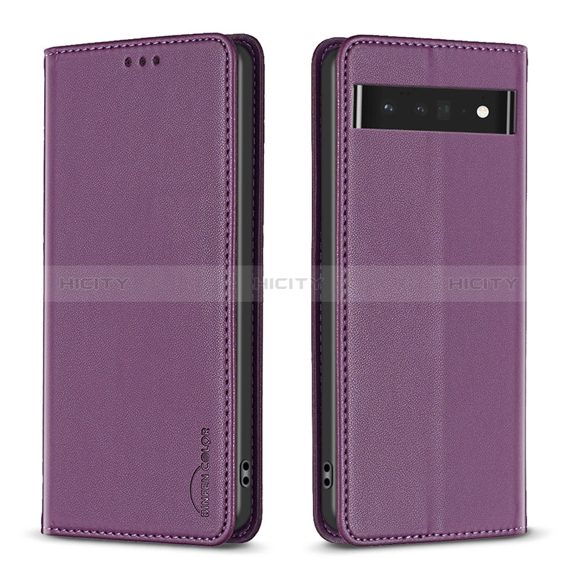 Funda de Cuero Cartera con Soporte Carcasa B17F para Google Pixel 7 Pro 5G