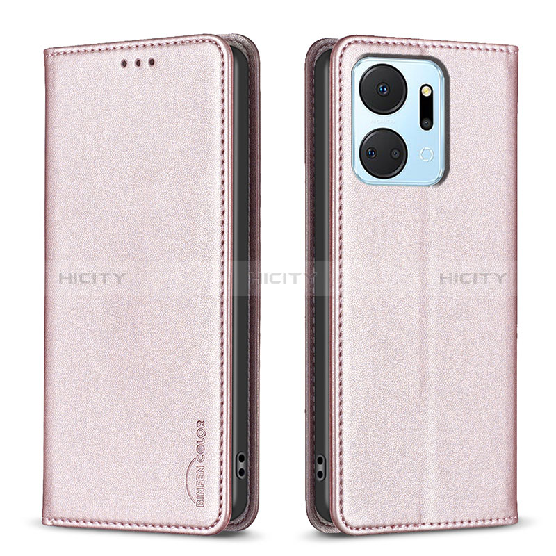 Funda de Cuero Cartera con Soporte Carcasa B17F para Huawei Honor X7a