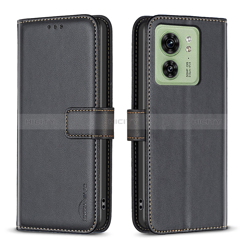 Funda de Cuero Cartera con Soporte Carcasa B17F para Motorola Moto Edge (2023) 5G