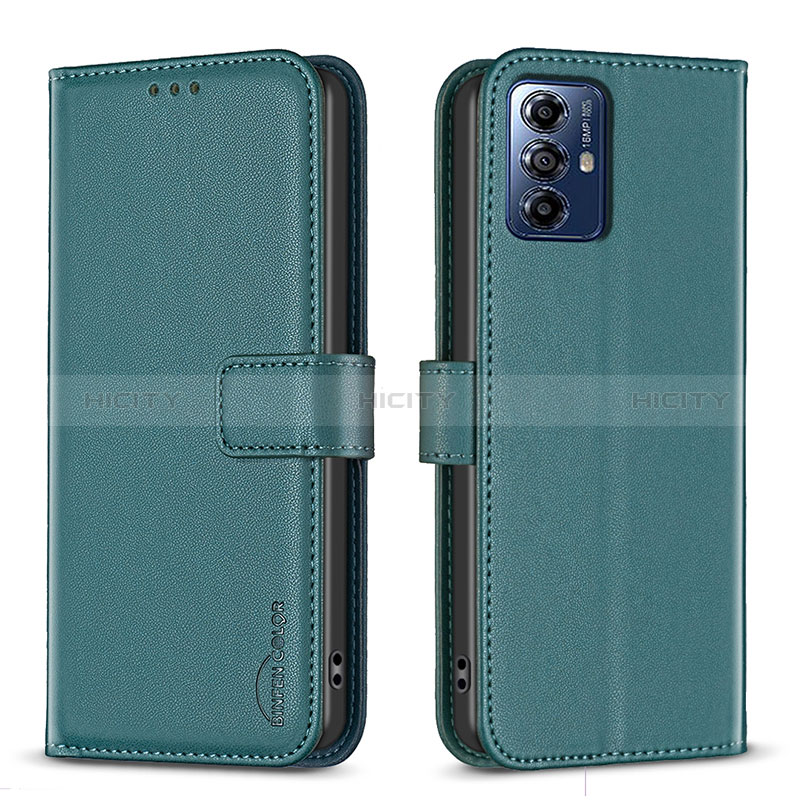 Funda de Cuero Cartera con Soporte Carcasa B17F para Motorola Moto G Play Gen 2