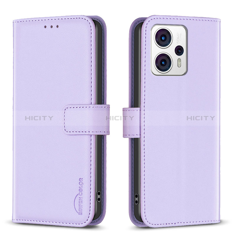 Funda de Cuero Cartera con Soporte Carcasa B17F para Motorola Moto G13