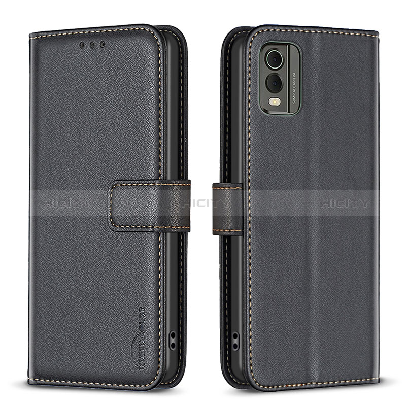 Funda de Cuero Cartera con Soporte Carcasa B17F para Nokia C210