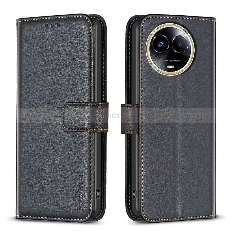 Funda de Cuero Cartera con Soporte Carcasa B17F para Realme V50 5G