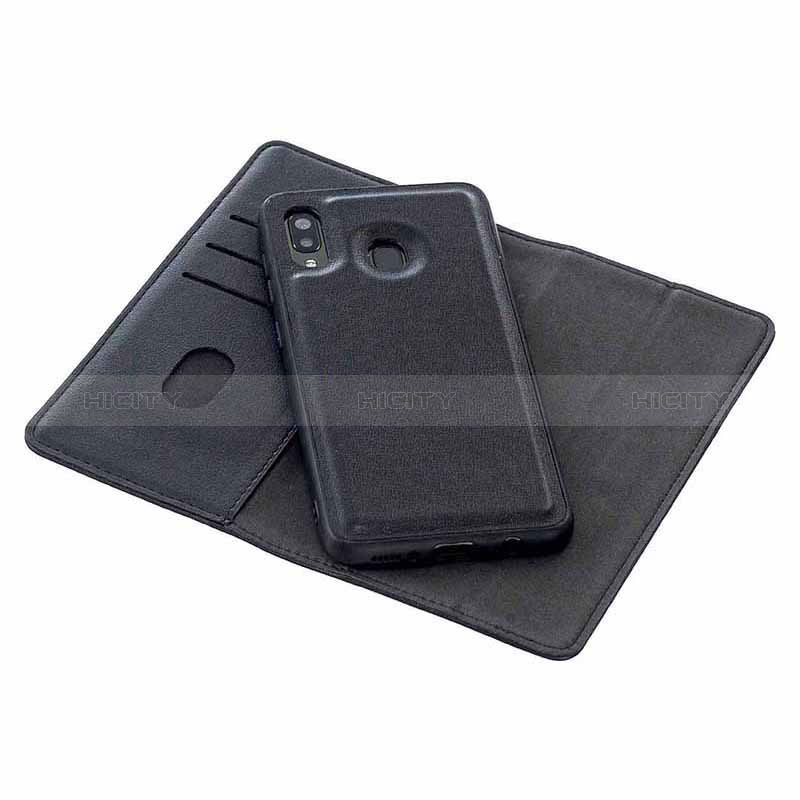 Funda de Cuero Cartera con Soporte Carcasa B17F para Samsung Galaxy A30