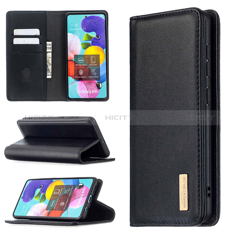 Funda de Cuero Cartera con Soporte Carcasa B17F para Samsung Galaxy A51 5G