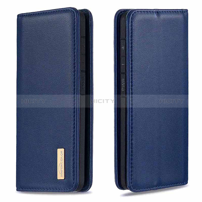 Funda de Cuero Cartera con Soporte Carcasa B17F para Samsung Galaxy A70S Azul