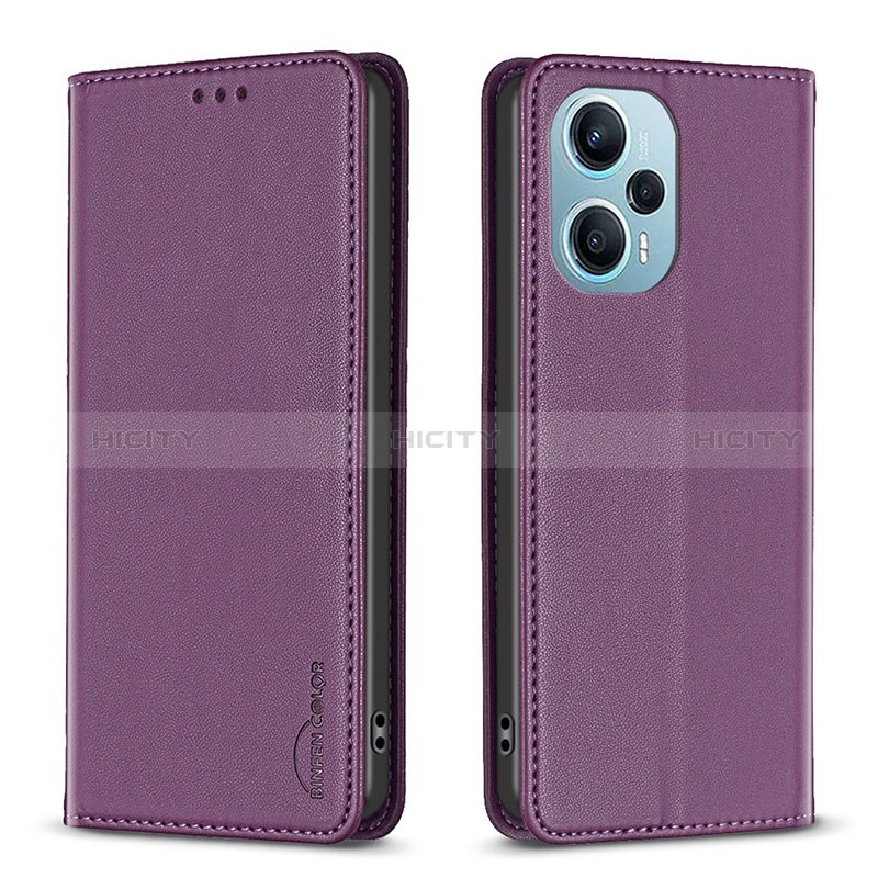 Funda de Cuero Cartera con Soporte Carcasa B17F para Xiaomi Poco F5 5G