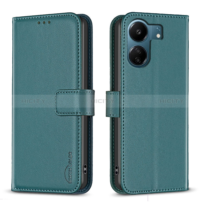 Funda de Cuero Cartera con Soporte Carcasa B17F para Xiaomi Redmi 13C