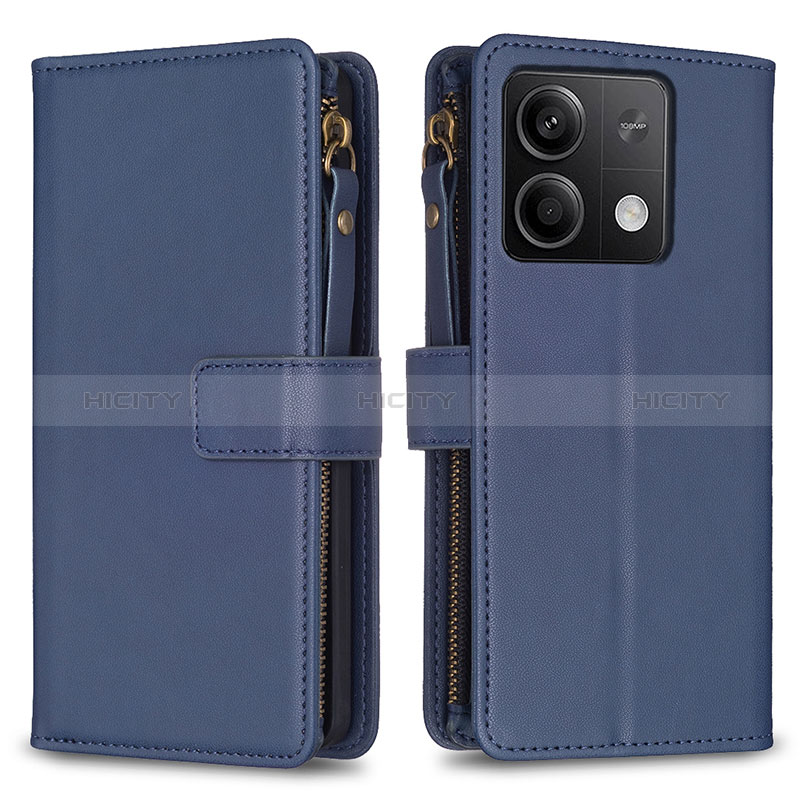 Funda de Cuero Cartera con Soporte Carcasa B17F para Xiaomi Redmi Note 13 5G