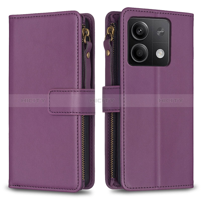 Funda de Cuero Cartera con Soporte Carcasa B17F para Xiaomi Redmi Note 13 5G