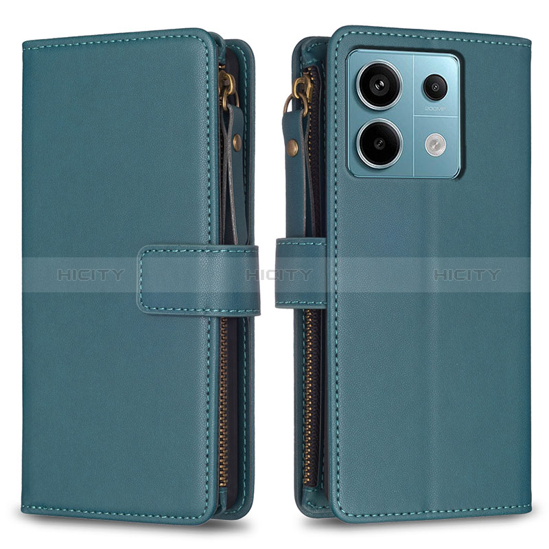 Funda de Cuero Cartera con Soporte Carcasa B17F para Xiaomi Redmi Note 13 Pro 5G