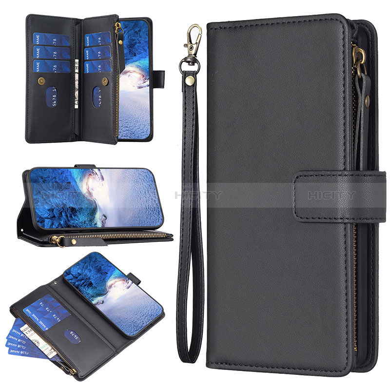 Funda de Cuero Cartera con Soporte Carcasa B17F para Xiaomi Redmi Note 13 Pro 5G