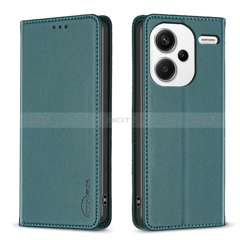 Funda de Cuero Cartera con Soporte Carcasa B17F para Xiaomi Redmi Note 13 Pro+ Plus 5G