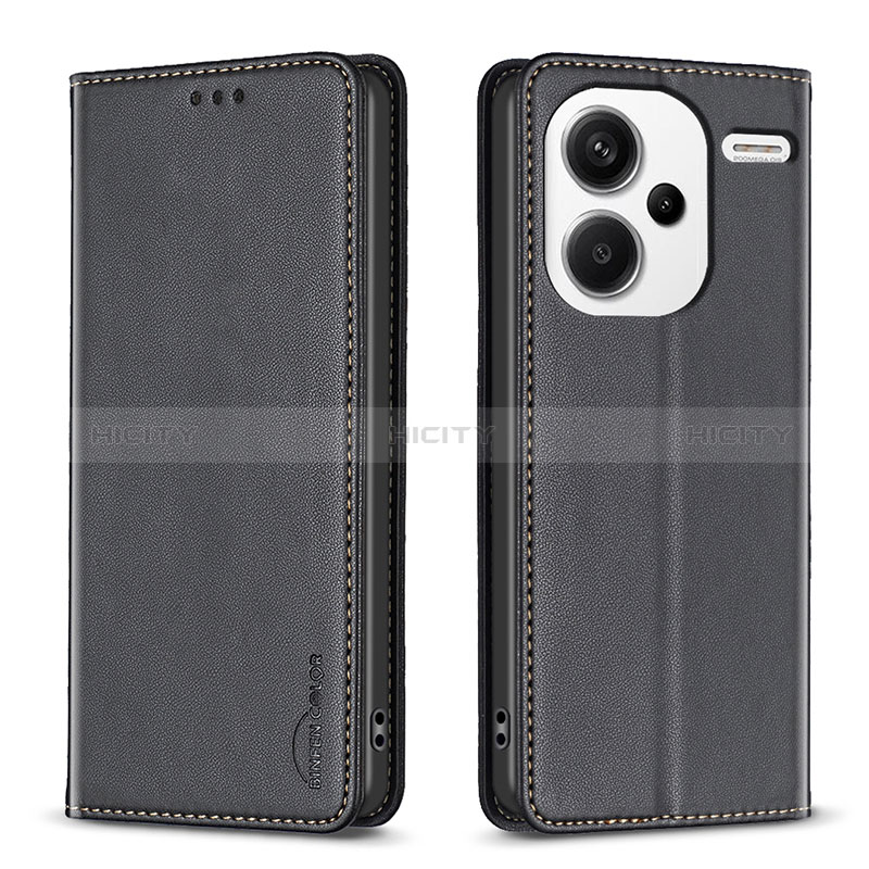 Funda de Cuero Cartera con Soporte Carcasa B17F para Xiaomi Redmi Note 13 Pro+ Plus 5G