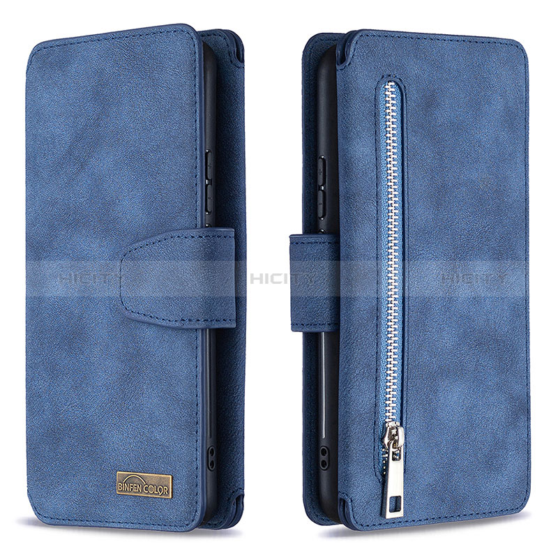 Funda de Cuero Cartera con Soporte Carcasa B18F para Samsung Galaxy A20 Azul