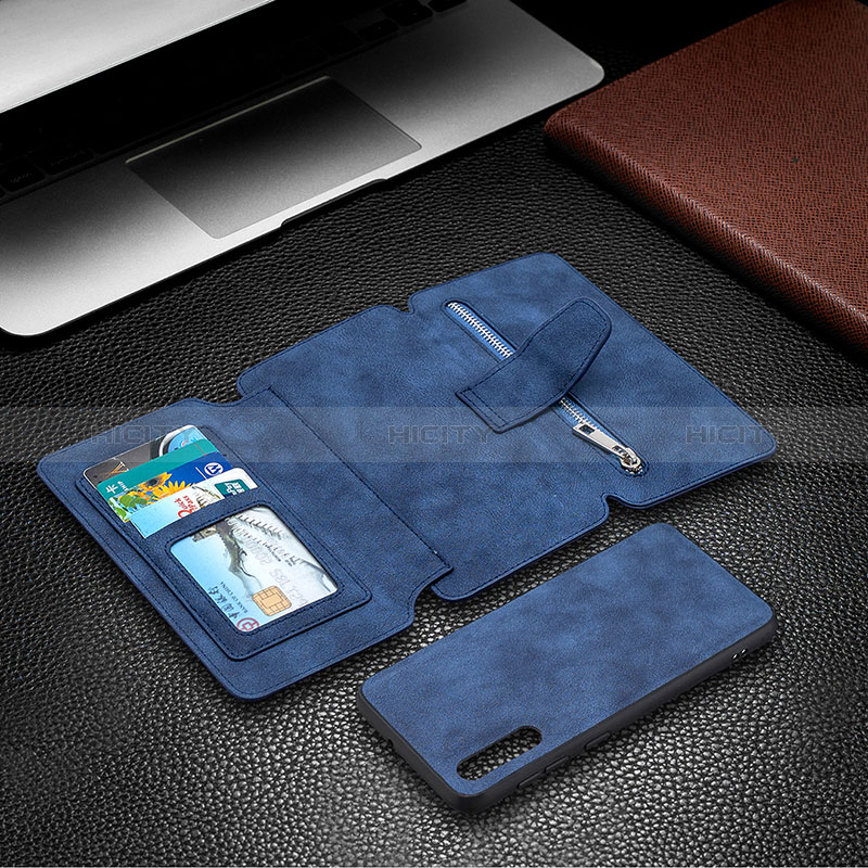 Funda de Cuero Cartera con Soporte Carcasa B18F para Samsung Galaxy A30S