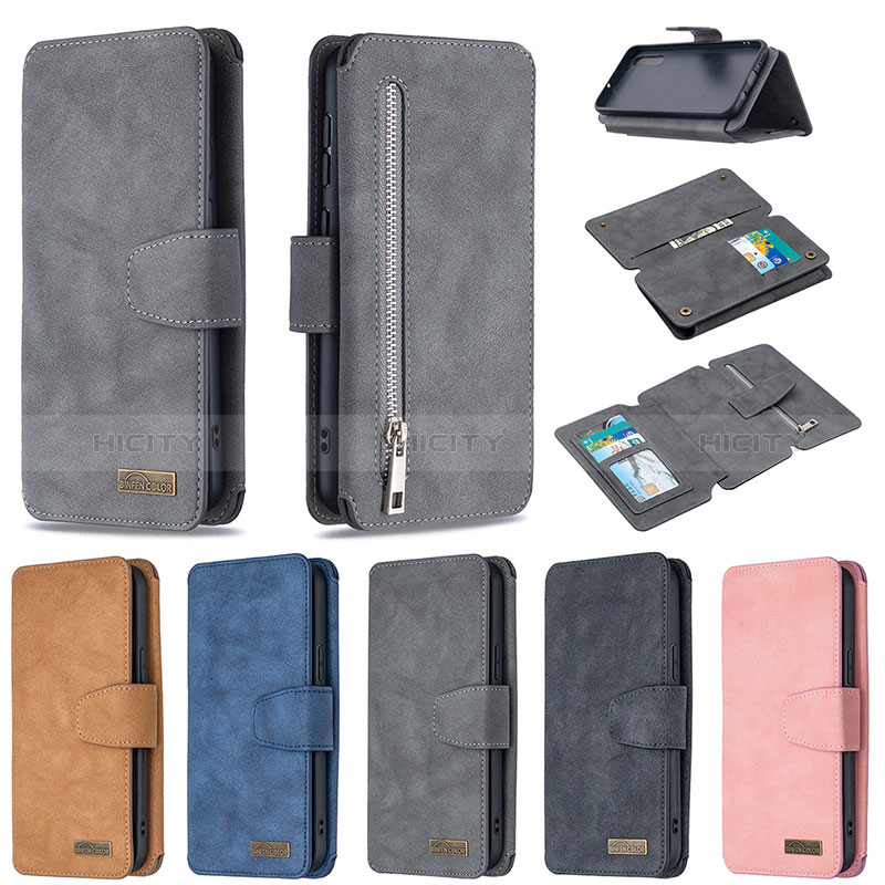 Funda de Cuero Cartera con Soporte Carcasa B18F para Samsung Galaxy A30S