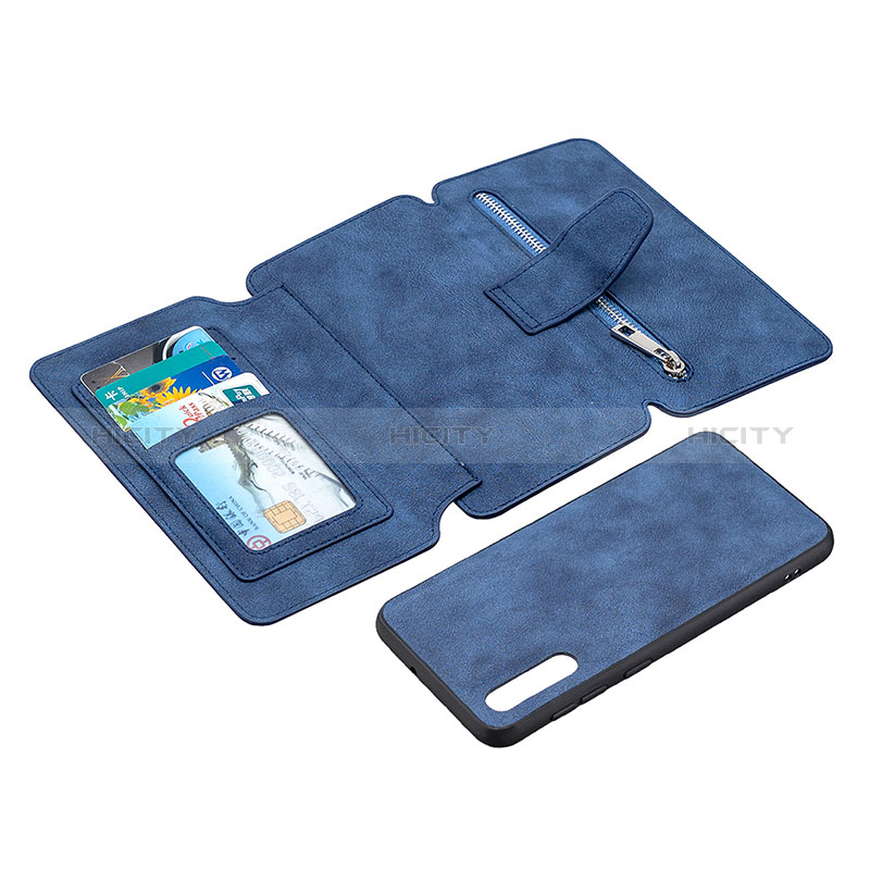 Funda de Cuero Cartera con Soporte Carcasa B18F para Samsung Galaxy A30S