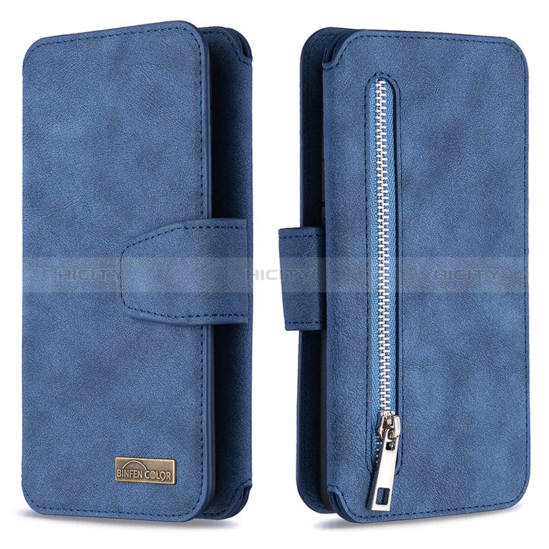 Funda de Cuero Cartera con Soporte Carcasa B18F para Samsung Galaxy A40 Azul