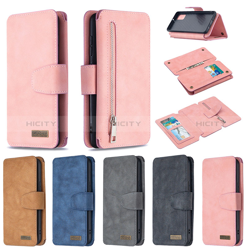 Funda de Cuero Cartera con Soporte Carcasa B18F para Samsung Galaxy A41