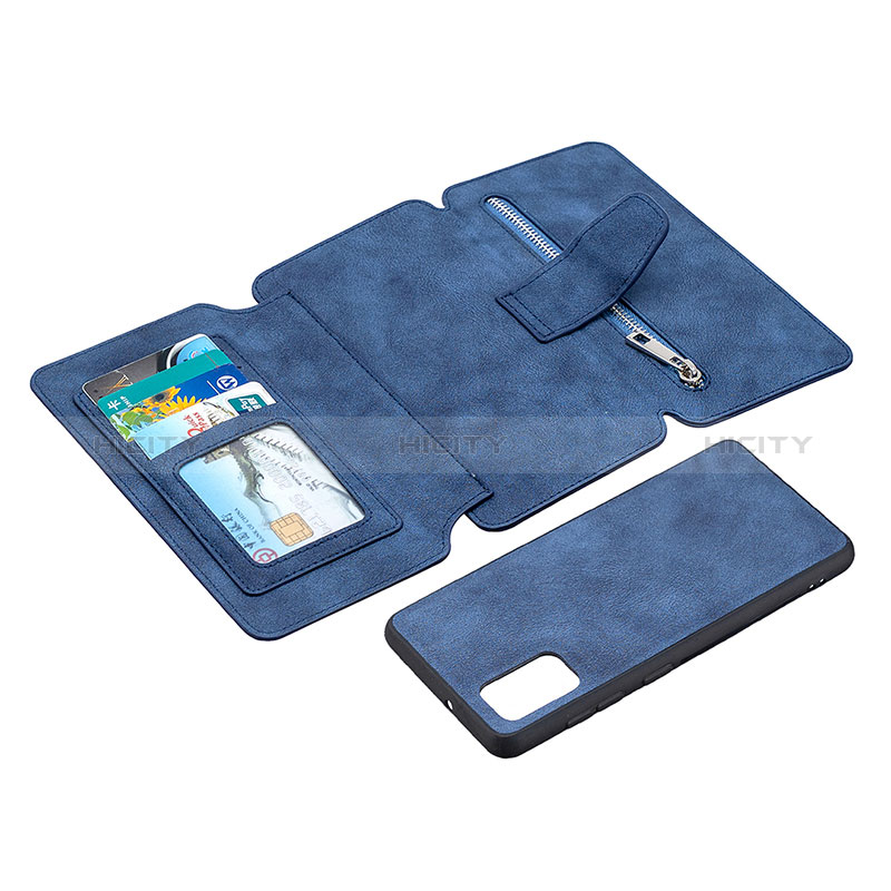 Funda de Cuero Cartera con Soporte Carcasa B18F para Samsung Galaxy A41