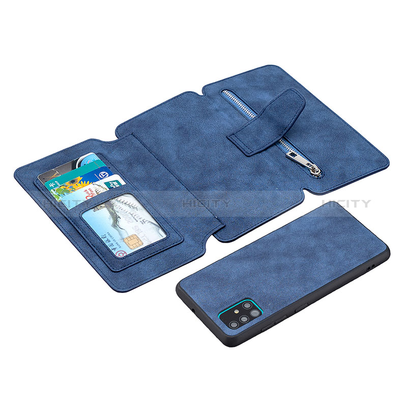 Funda de Cuero Cartera con Soporte Carcasa B18F para Samsung Galaxy A51 5G