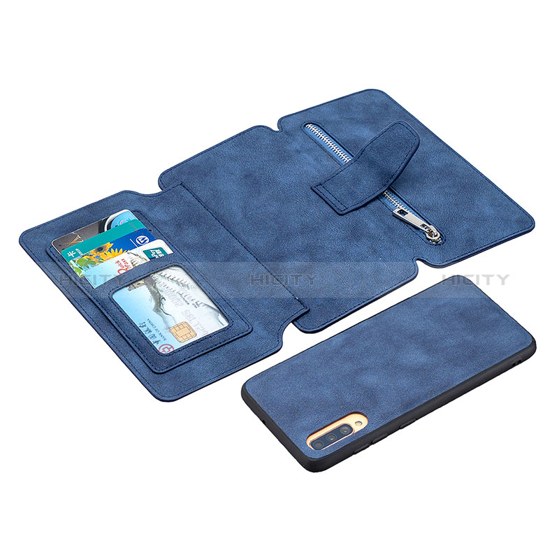 Funda de Cuero Cartera con Soporte Carcasa B18F para Samsung Galaxy A70