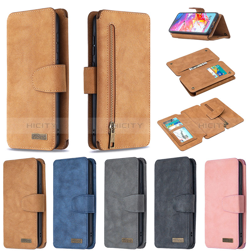 Funda de Cuero Cartera con Soporte Carcasa B18F para Samsung Galaxy A70S