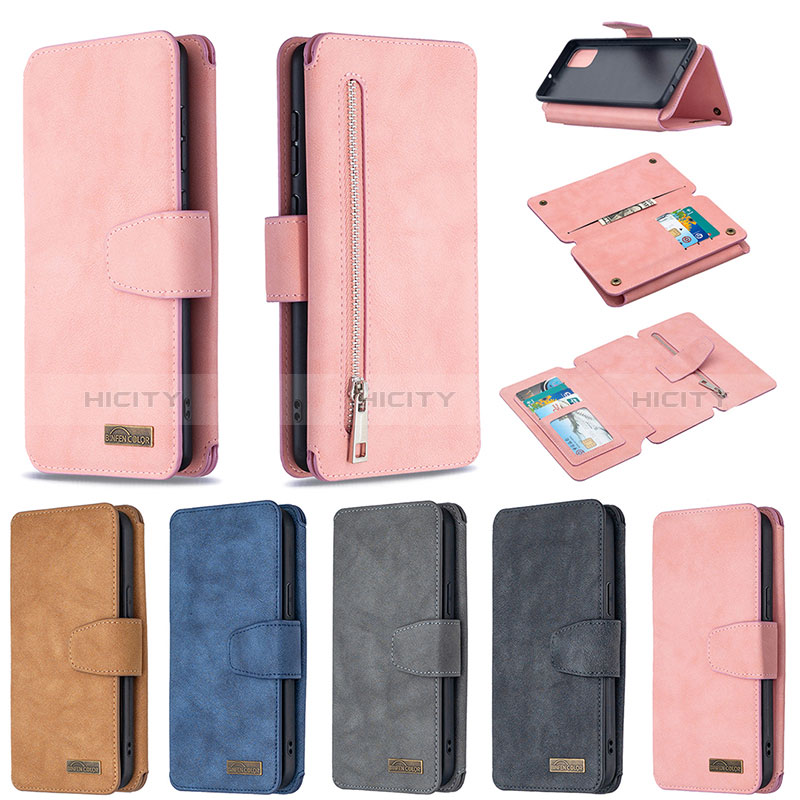 Funda de Cuero Cartera con Soporte Carcasa B18F para Samsung Galaxy A71 4G A715