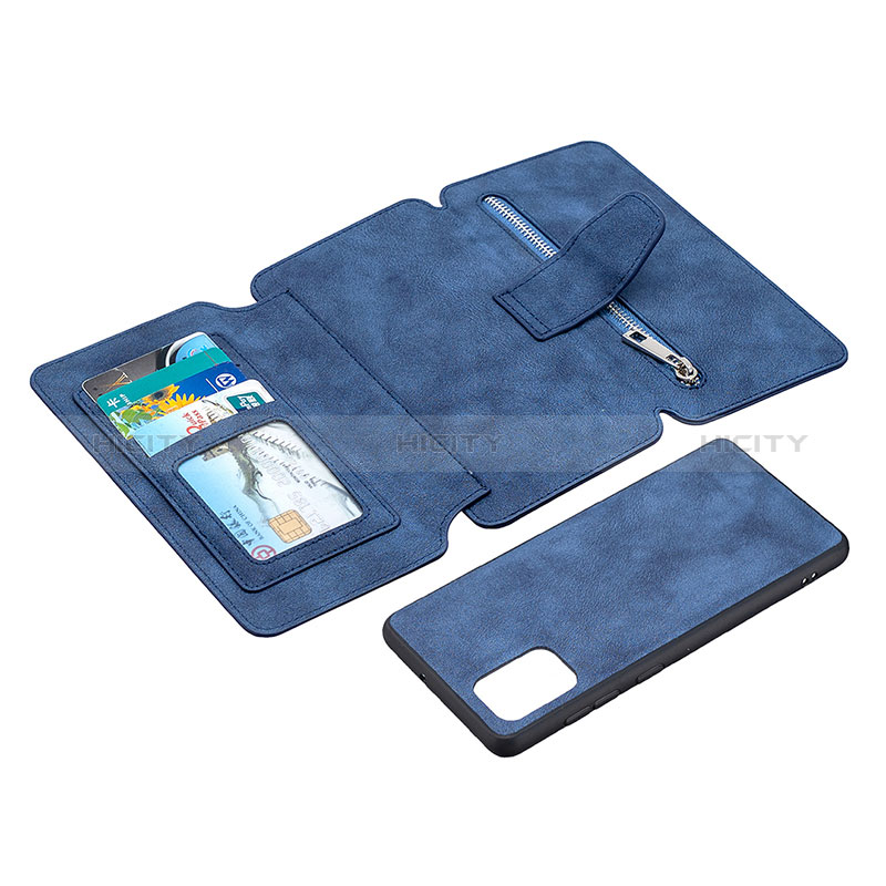 Funda de Cuero Cartera con Soporte Carcasa B18F para Samsung Galaxy A71 5G