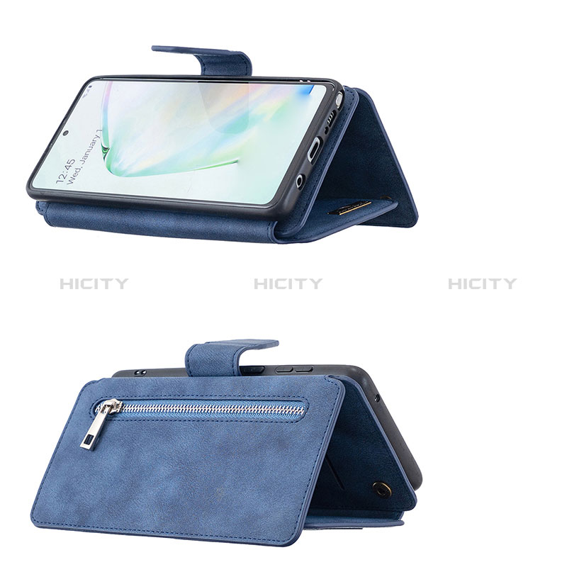 Funda de Cuero Cartera con Soporte Carcasa B18F para Samsung Galaxy M60s