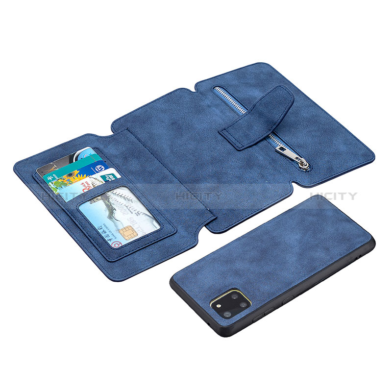 Funda de Cuero Cartera con Soporte Carcasa B18F para Samsung Galaxy M60s