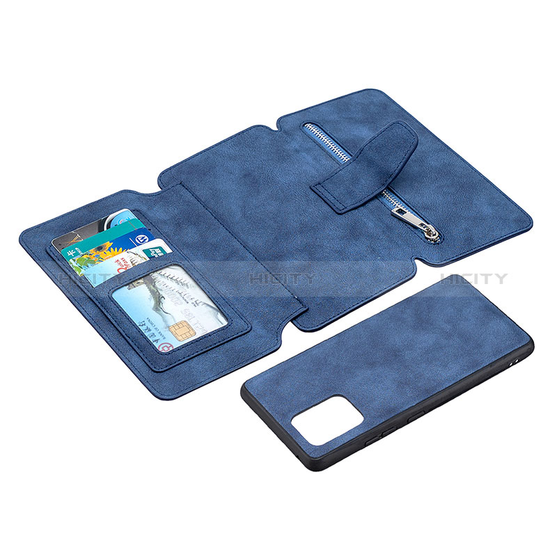 Funda de Cuero Cartera con Soporte Carcasa B18F para Samsung Galaxy M80S