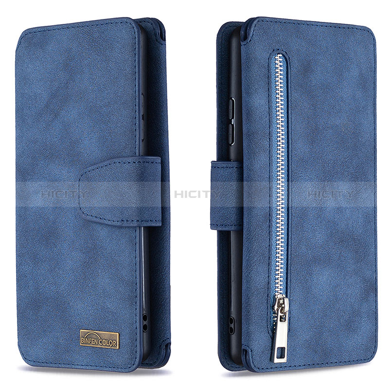 Funda de Cuero Cartera con Soporte Carcasa B18F para Samsung Galaxy S10 Lite Azul