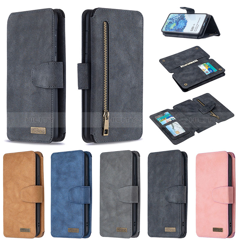 Funda de Cuero Cartera con Soporte Carcasa B18F para Samsung Galaxy S20 Plus