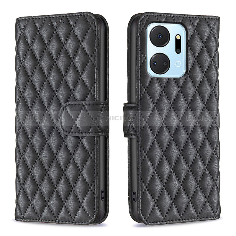 Funda de Cuero Cartera con Soporte Carcasa B19F para Huawei Honor X7a